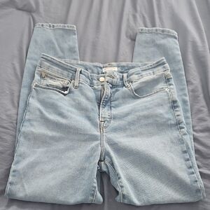 Good American Light Blue Skinny Jeans